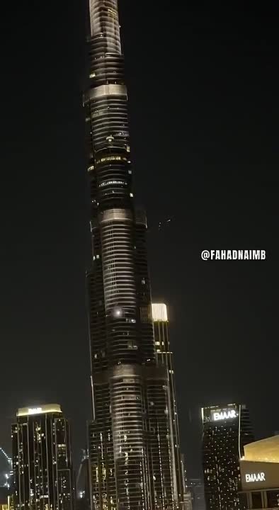 Самый высокий небоскреб в мире – Бурдж-Халифа в Дубае – атаковал иранский беспилотник