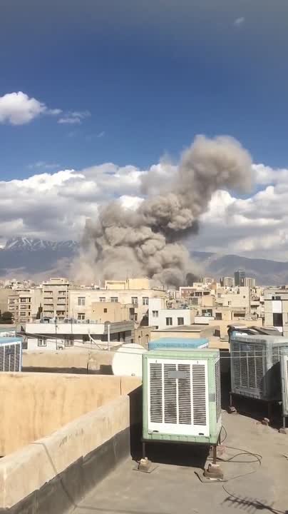 На кадрах атака ЦАХАЛ по Тегерану