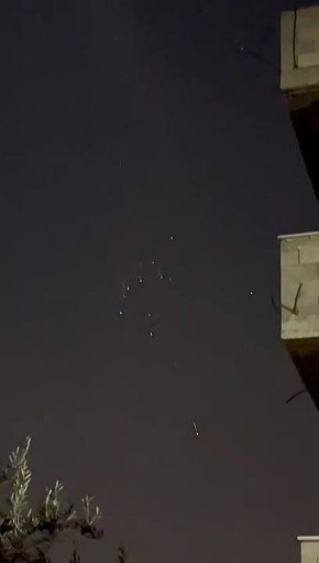 Новый ракетный залп по Израилю дал Иран