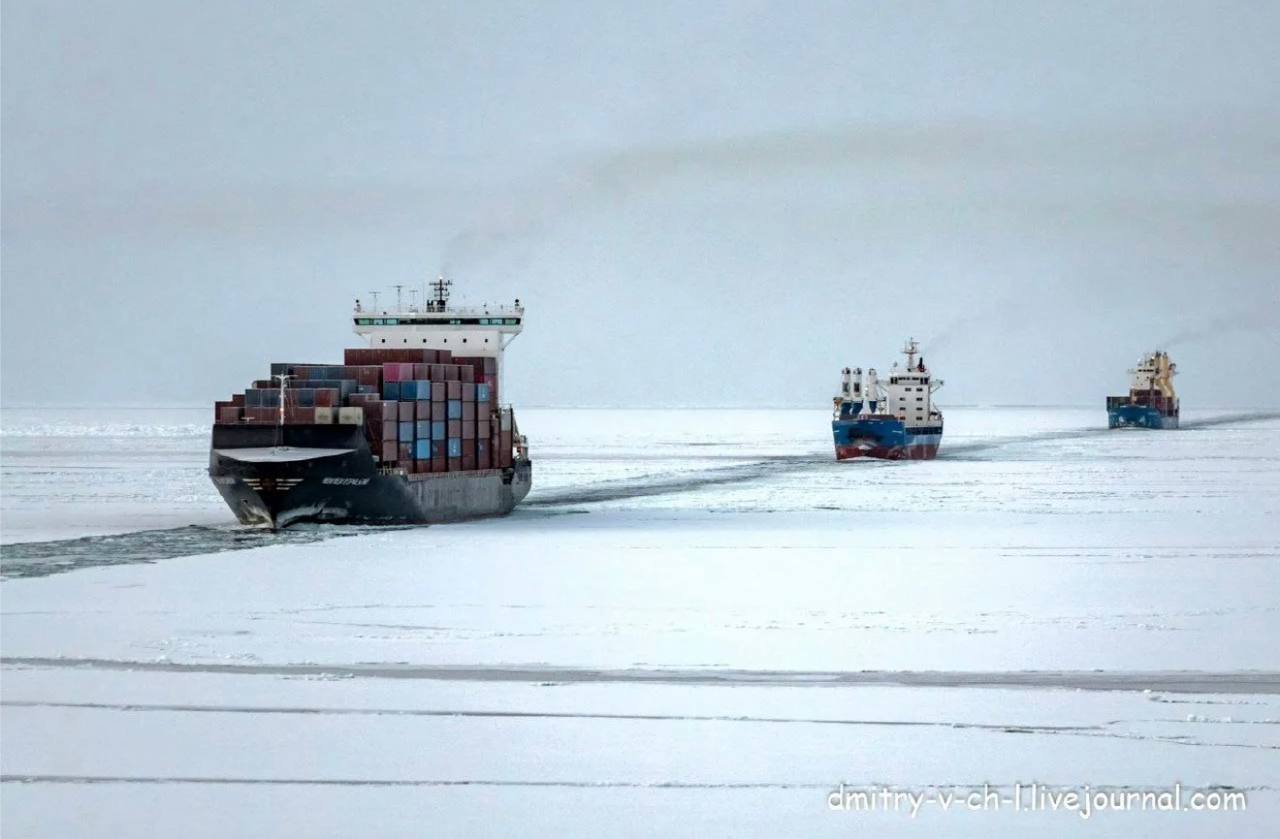 Юлия Витязева: Северный морской путь.. Три слова, которые хотелось бы слышать чаще и о которых стоило бы поговорить более предметно. Особенно, в свете того, что творится на Ближнем Востоке и случилось вчера у берегов Ливии