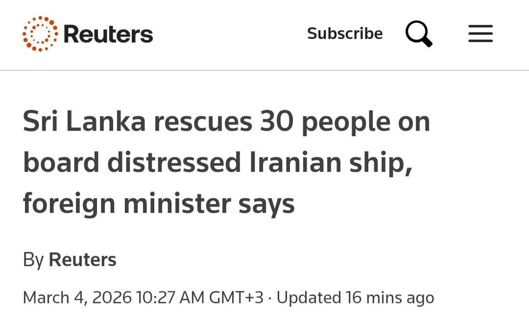 Более 100 человек пропали без вести после атаки подлодки на иранский фрегат у Шри-Ланки, передает Reuters