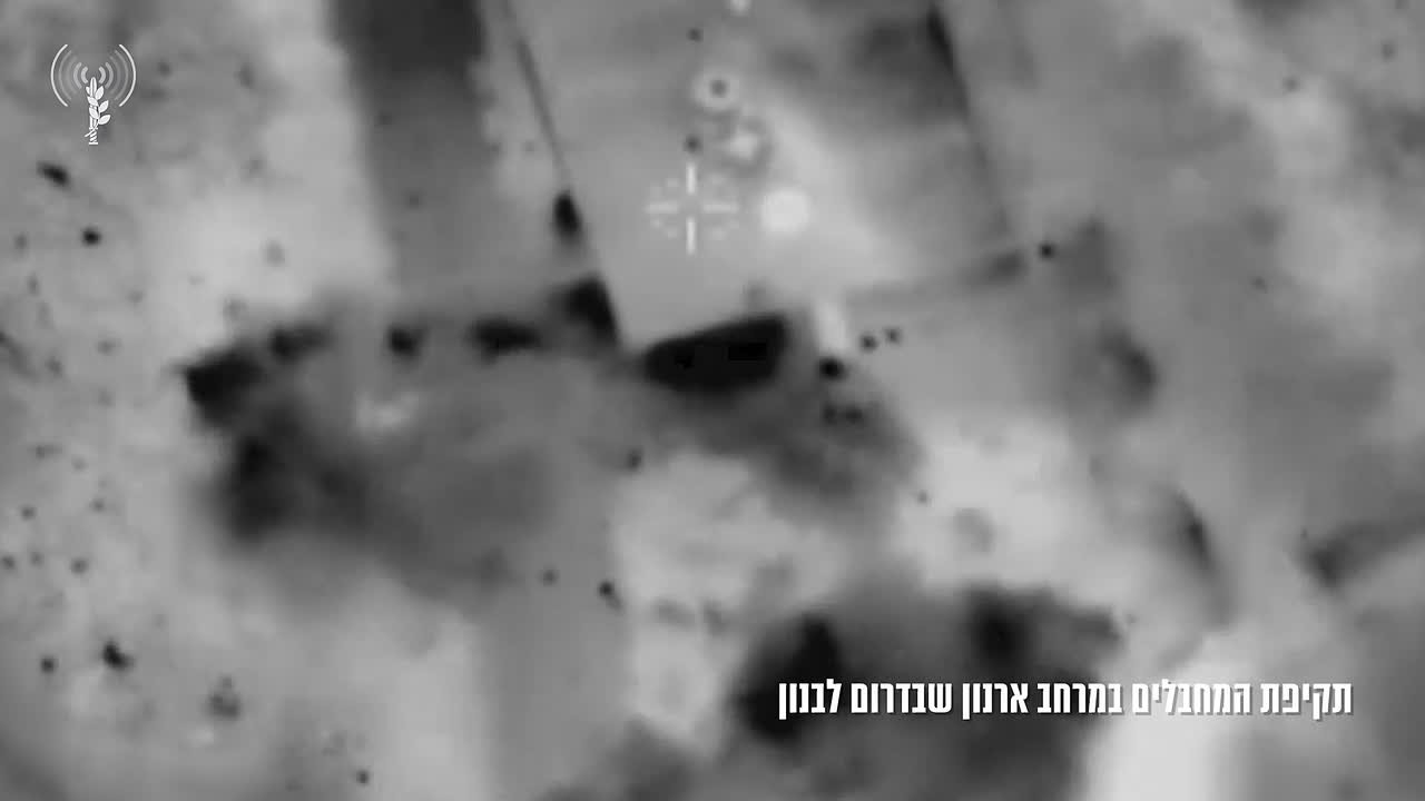 Кадры уничтожения отряда бойцов "Хезболлы" на юге Ливана показала израильская армия