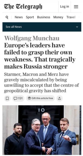 Алексей Журавлев: Запад недооценил возможности России, когда провоцировал начало украинского конфликта - The Telegraph