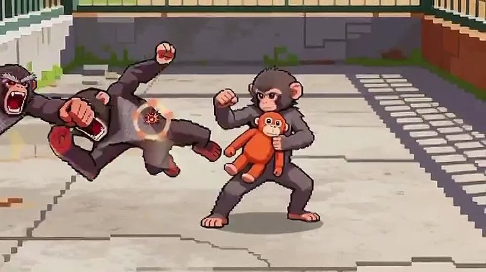 Осиротевшая макака Панти теперь герой компьютерной игры