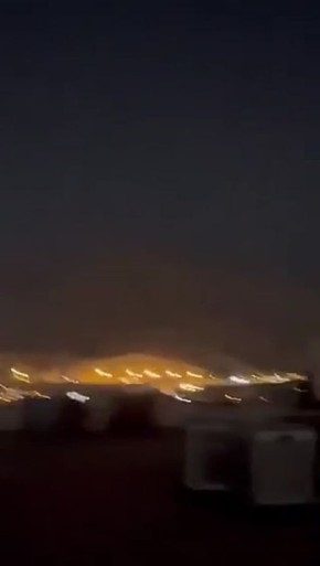 Кадры новой атаки Израиля и США на Тегеран распространяются в соцсетях