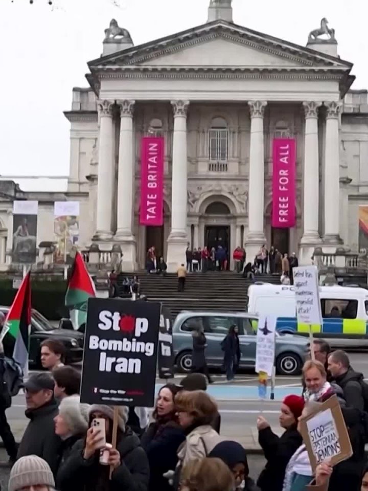 Массовые протесты против бомбардировок Ирана прошли в США и Великобритании