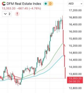 Индекс недвижимости Дубая рухнул на 20% за пять дней
