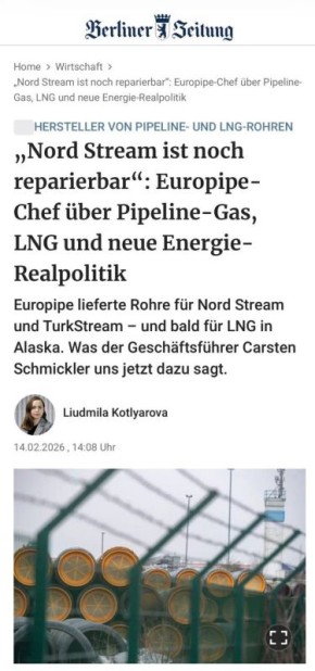 ������� ��������: �������� Europipe: ��������, "�������� ������" ����� ���������� - Berliner Zeitung
