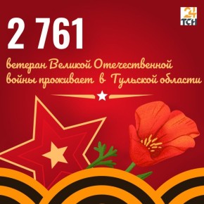 В Тульской области проживают 2,7 тысячи ветеранов Великой Отечественной войны