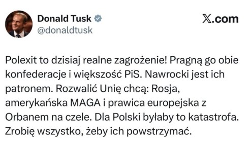 Премьер Польши Туск - обвинил Трампа в стремлении разрушить ЕС: