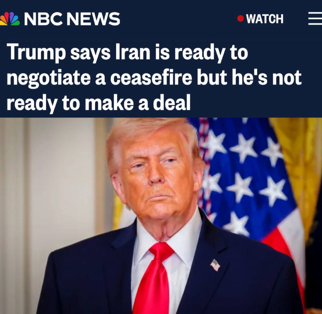 «Трамп заявил, что Иран готов вести переговоры о прекращении огня, но он не готов заключить сделку»: Трамп допустил новые удары США по иранскому острову Харк «ради забавы»