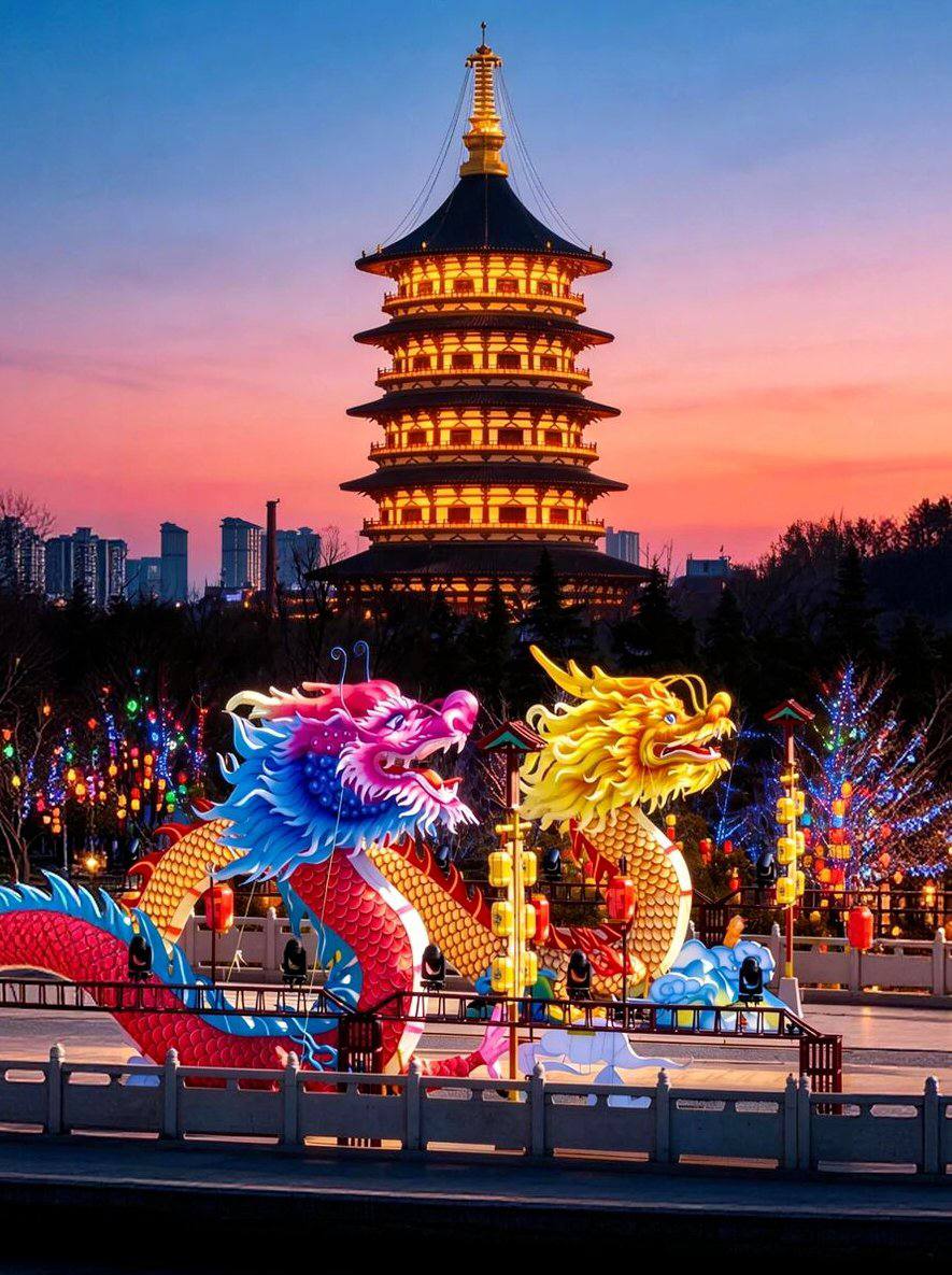 В Китае прошёл самый зрелищный фестиваль фонарей: В Китае прошёл самый зрелищный фестиваль фонарей: