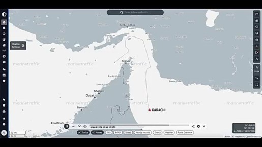 ���� ����: ������������ ������ "������" ������ ����� ��������� ������, �������� Marine Traffic