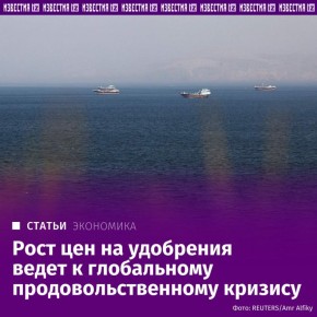 Закрытие Ормузского пролива привело к остановкам порядка 50% мирового экспорта удобрений, что может сорвать посевную кампанию и спровоцировать продовольственный кризис в Европе и Азии